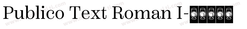 Publico Text Roman I字体转换